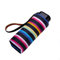 Mini Flache Damen Regenschirm Regenbogen Gestreift