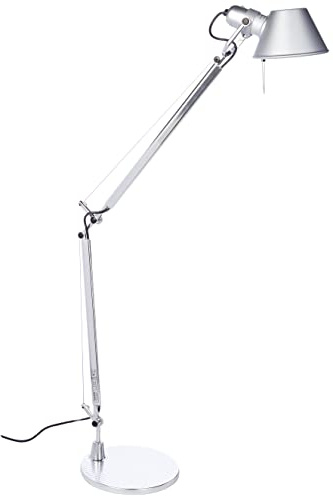 Artemide- Tolomeo Tavolo Tischlampe. Hochwertige Tischleuchte aus Aluminium mit Tischfuß ø23cm. Made in Italy, 78 x 64,5 x 23 cm