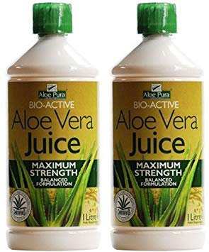 (2 Pack) - Aloe Pura - Aloe Vera Juice | 1000ml | 2 PACK BUNDLE
