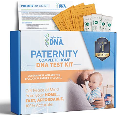 My Forever DNA® Home Paternity DNA Collection Kit | 24 DNA Markers | Private Results from Certified U.S. Lab | All Lab Fees & Return Shipping Included