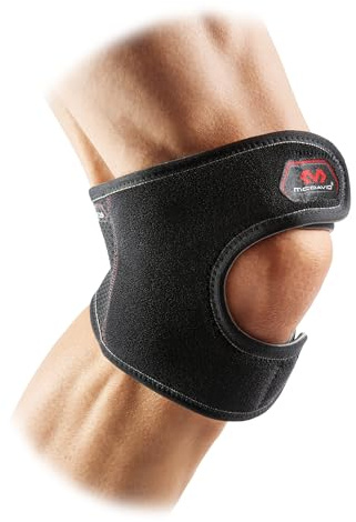 Mcdavid Kniebandage, Knieschmerzlinderung von Jumperknie, Läuferknie, Patella-Unterstützung, Sehnenstütze, Knorpelmeniskusverletzungen, verstellbar, für Männer und Frauen, verkauft als Einzeleinheit
