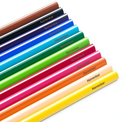 Stabilo dreikant Jumbo Buntstifte mit Namen - dick - 12 Stück - individuell graviert