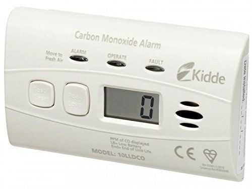 Kidde KID10LLDCO Carbon Monoxide Alarm Digital Sealed Battery