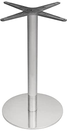 Bolero Round Table Base Stainless Steel 680X400mm Kitchen Tabletop Indoor