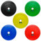 JLL® Coloured Olympic Bumper Weight Lifting Plates (2 x 25kg (50kg))