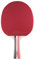Tibhar Raqueta de Ping Pong Powercarbon XT - Allround y Ofensiva con aprobación de la competición ITTF - Rojo