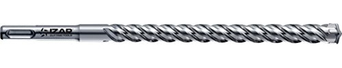 Izar 36693 Broca-Martillo SDS Plus Zentro 4+, Hormigón Reforzado, 1891, 14.0 mm Diámetro Corte, 550 mm Longitud Corte, 600 mm Longitud