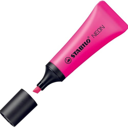 Stabilo Neon Textmarkör, rosa
