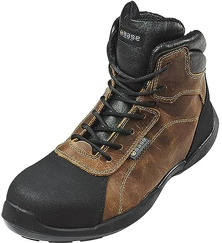 Base Protection, Rafting Top Botte de Sécurité pour Hommes, Marron et Noir, Taille 45