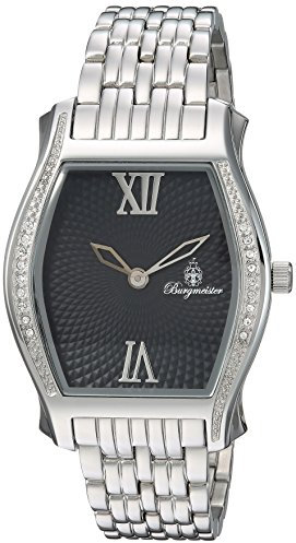 Burgmeister Armbanduhr für Damen mit Analog Anzeige, Quarz-Uhr mit Edelstahl Armband - Wasserdichte Damenuhr mit zeitlosem, schickem Design - klassische, elegante Uhr für Frauen - BM806-121 St. Clara