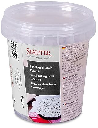 Staedtler Staedter Blindbackskulor, keramik, vit, 600 g, 1 st (1-pack)