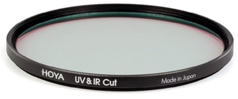 Hoya UV-IR Cut Screw-in Camera Lens Filter – 52mm Filter Blocks UV Below 390nm & IR Above 700nm – Multi-Coated Optical Glass & Slim Frame for Digital and Film Cameras