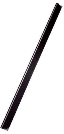 Leitz 21790 Klemmschiene bis 100 Blatt, 25 Stück, schwarz