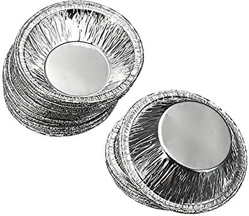 Goege 250 Pcs Disposable Aluminum Foil Cups Baking Bake Muffin Cupcake Tin Mold Round Egg Tart Tins Mold Mould