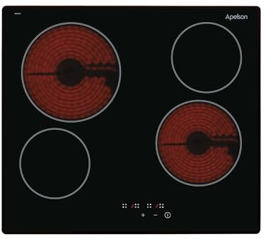 Apelson AVT 460 S Plaque vitrocéramique 4 zone de cuisson, noir