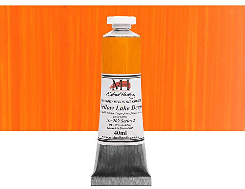Michael Harding Oil Colour : 40ml Yellow Lake Deep