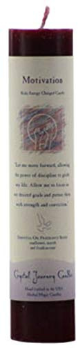 CRYSTAL JOURNEY Candle Pillar Motivation, 1 EA