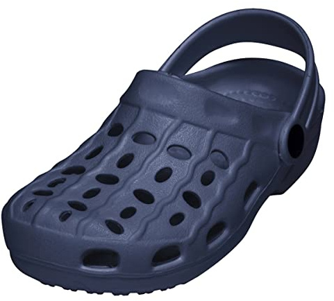 Playshoes Zoccolo In Eva, Sandali Da Bagno Unisex - Bambini e ragazzi, Blu Marino, 22/23 EU