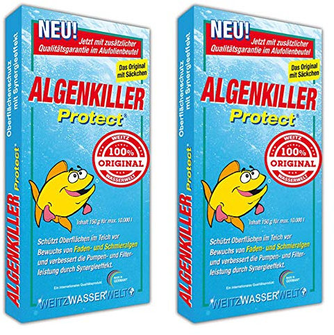 Algenkiller Protect - 2 x 150 gr zuverlässig gegen alle Algen im Teich