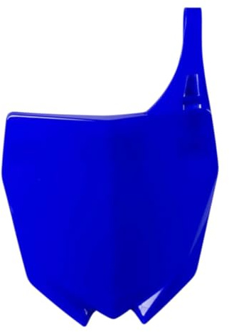 POLISPORT 8665500002 - Portanúmeros frontal réplica OEM fabricado en plástico brillante duradero y resistente compatible con motocicletas Yamaha en color azul