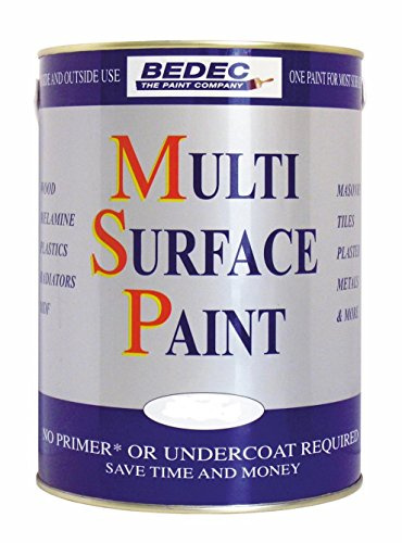 Bedec BEDE2KCH003/70 Multi Surface Paint Matt ,Magnolia ,2.5 Litre