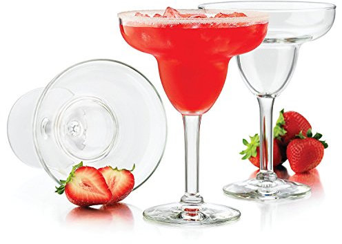 Libbey 9-ounce Preston Margarita Glass, Clear, 4-piece