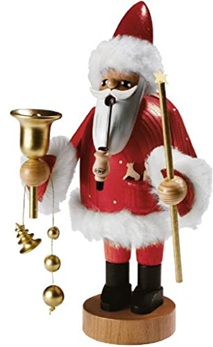 KWO Santa Claus Smoking Men Incense Holder, Red, 18 cm