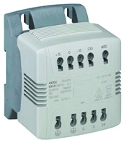 Legrand 044201 Transformateur de Commande et Sécurité à Connexion Automatique, Primaire 230V à 400V et Secondaire 24V, 40VA