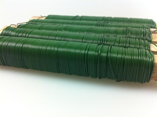 Dekodraht Dekodraht Wickeldraht Grün lackiert 0,65 mm 2,5 Kg 25X 100G Holzstab 38M