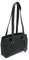 Mala Leather ANISHKA Collection Triple Zip Leather Shoulder Bag 758_75 Black