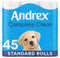 Andrex Complete Clean Toilet Roll 45 Rolls (Previously Andrex Classic Clean Toilet Tissue) Unbeatable Toilet Paper with Unique 3D Wave, FSC Certified