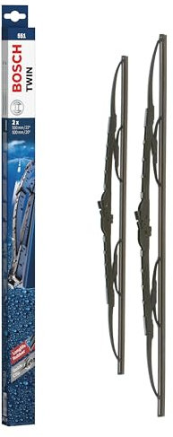 Tergicristalli Bosch Twin 551, Lunghezza 550mm/500mm, 1 set per parabrezza anteriore