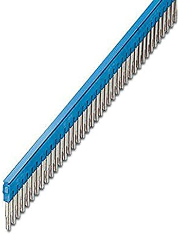 Phoenix Contact CONTACT FBS 50-5 BU Steckbrücke, 5.2mm Rastermaß, 50 Polzahl, Blau, 10 Stück Abox 040-L
