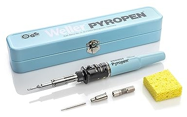 Weller Professional T0051606099 Pyropen sans fil avec bouteille de gaz, 250-500°C/ 482-932 °F