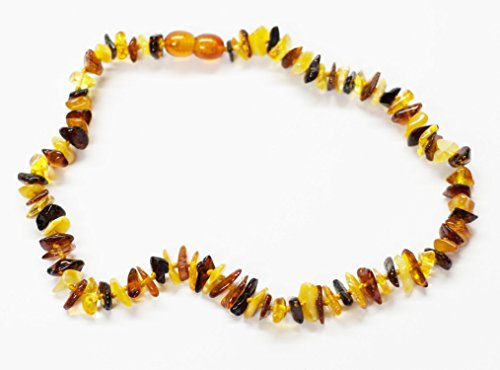 Esoterik-Versand echte Bernsteinkette, helle und dunkle Steine