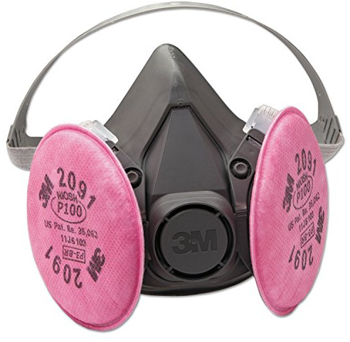 3M 6391 Half Facepiece Respirator 6000 Series, Reusable