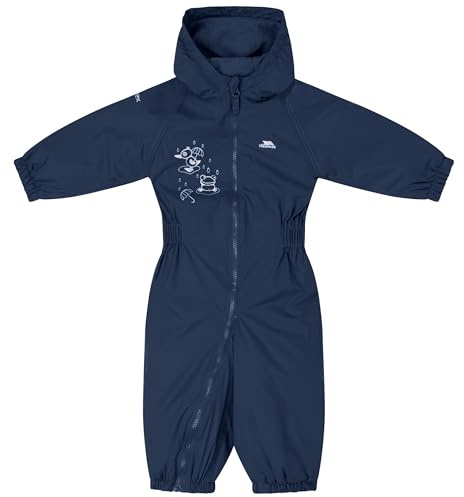 Trespass Babies Rain Suit Dripdrop Navy Blue 12/18