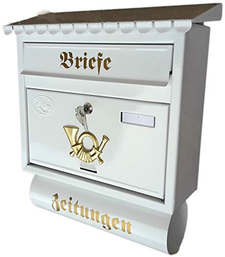 Pachurka & Dąże Briefkasten/Postkasten Weiß