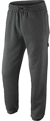 Mens Tracksuit Jogging Bottoms Size S to 5XL by MIG - Sports Athletic Leisure Work (Large - 38/40 Waist, Charcoal)