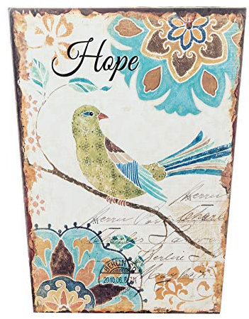 Rebecca Mobili Cestino Gettacarte Piccolo, Pattumiera Spazzatura, Per Bagno Ufficio, Con Decorazioni Vintage, Cameretta Bagno - Misure: 26 x 20 x 20 cm (HxLxP) - Art. RE4840