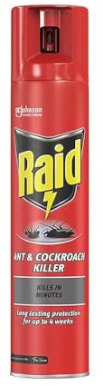 Raid Ant & Cockroach Killer, Insect Killer For Indoor Use, Long Lasting Protection for the Home, 300ml