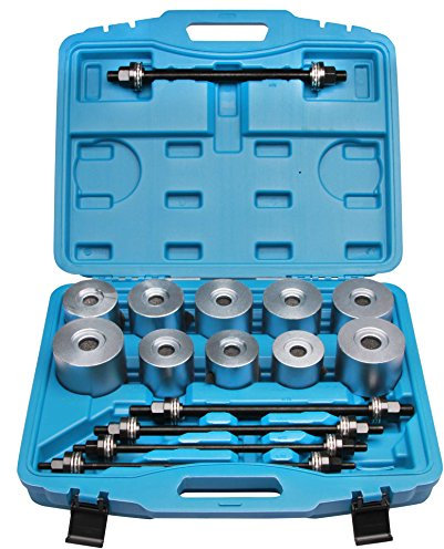 otgerlensker products Coffret d'outils pour Le Montage et Le démontage de roulements, 22 Manches et 5 Broches, Boîte de Rangement