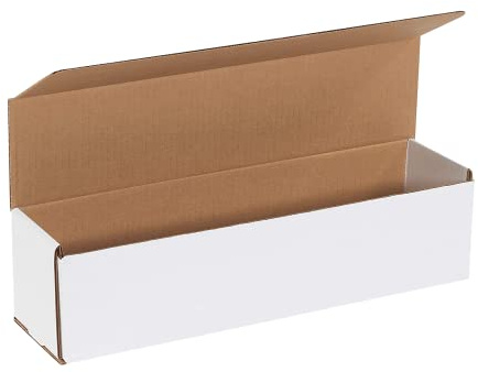 Box USA Moving Boxes Medium 16L x 4W x 4H, 50-Pack | Corrugated Cardboard Box for Packing, Shipping and Storage 16x4x4 1644