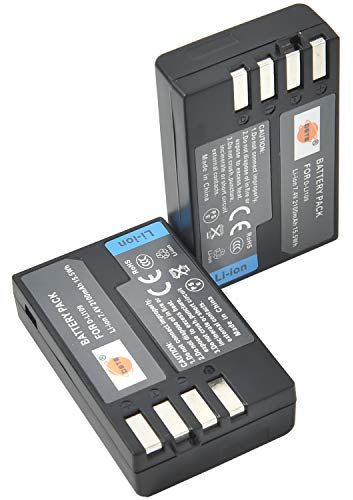DSTE 2x D-Li109 Li-Ionen Akku für Pentax K-r, K-30, K-50, K-500 SLR Kameras
