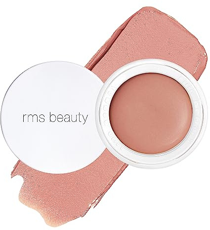 RMS Beauty Lip2Cheek - Organic Multi-Tasking Cream Makeup Provides Natural Skin Tint as Blush, Lip & Cheek Stain, Lipstick - Spell (0.17 Ounce)