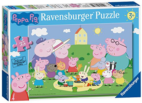 Ravensburger Peppa Pig Fun In The Sun 35 Piece Jigsaw Puzzle For Kids Age 3 Years And Up