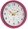 Unity 25cm Horloge Murale Apprendre l'Heure pour Les Enfants de Henley, Rose