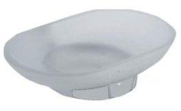 RUBINETTERI PORTASAPONE OVALI GRIGIO IN PLASTICA