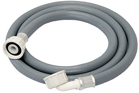 EYEPOWER Tuyau d'alimentation 1,5 m pour machine à laver et lave-vaisselle, Gris, Plastique, 1 pièce