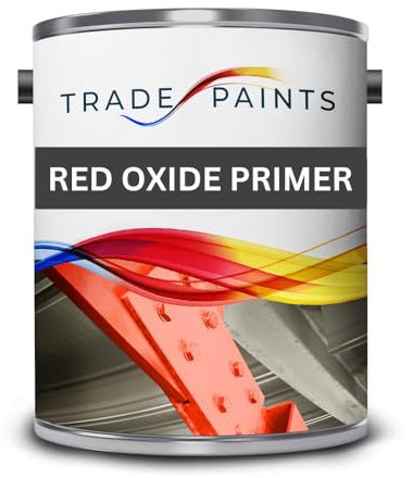 paints4trade Red Oxide Metal Primer – 2.5L - Anti-Corrosive Protective Coating for Metal, Steel & Iron | Excellent Adhesion, Rust Prevention, Interior & Exterior Use